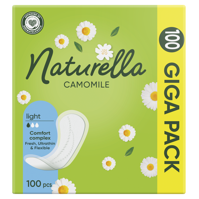 NATURELLA Camomile Light ikdienas ieliktnīši, 100 gab. - 1