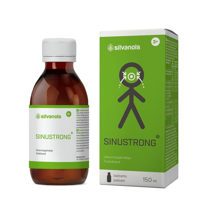 SINUSTRONG Augšējiem Elpceļiem Dabīgs balzams, 150 ml - 2
