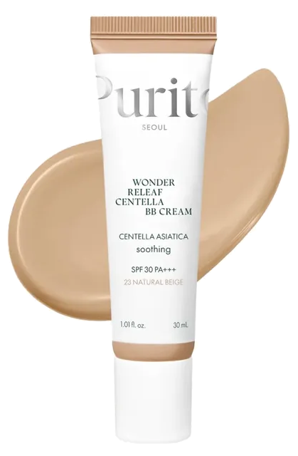 PURITO Wonder Releaf Centella BB Cream #23 Natural Beige SPF30 sejas krēms, 30 ml - 1