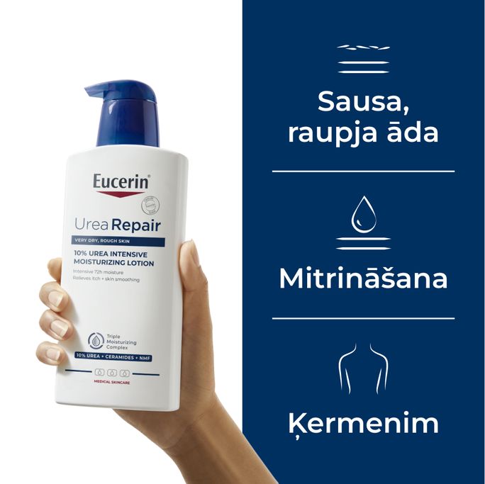 EUCERIN UreaRepair PLUS losjons, 400 ml - 2