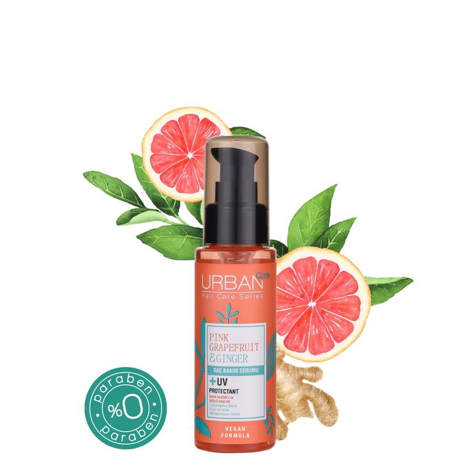 URBAN CARE Pink Grapefruit & Ginger serums matiem, 75 ml - 2