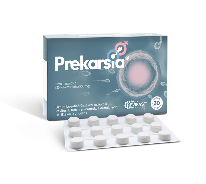 PREKARSIA tabletes, 30 gab. - 2