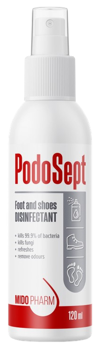 PODPSEPT Foot and Shoes izsmidzināms līdzeklis, 120 ml - 1