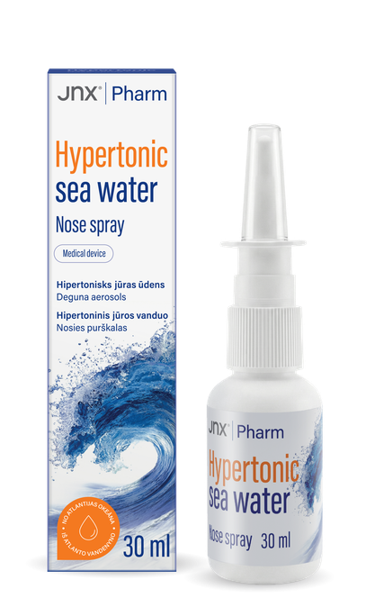 JONAX Hipertonisks Jūras Ūdens deguna aerosols, 30 ml - 2