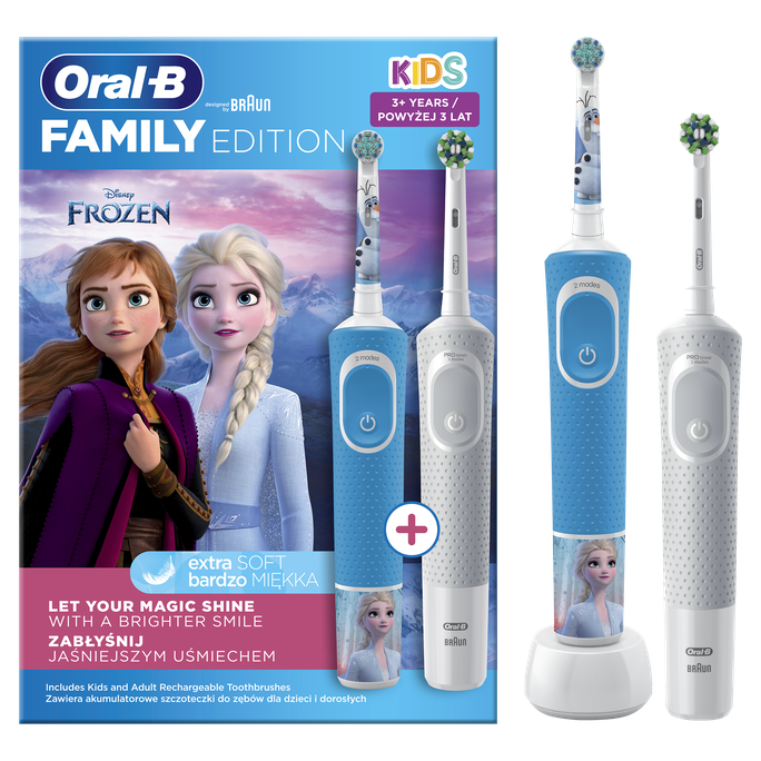 ORAL-B Family Pack Frozen Elektriskās Zobu Birstes komplekts, 1 gab. - 2