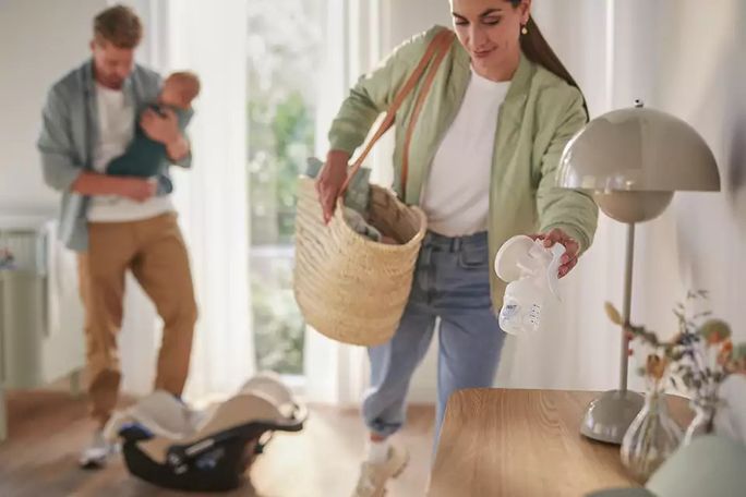 PHILIPS Avent Lotus pudelīte un manuālais piena pumpis, 1 gab. - 5