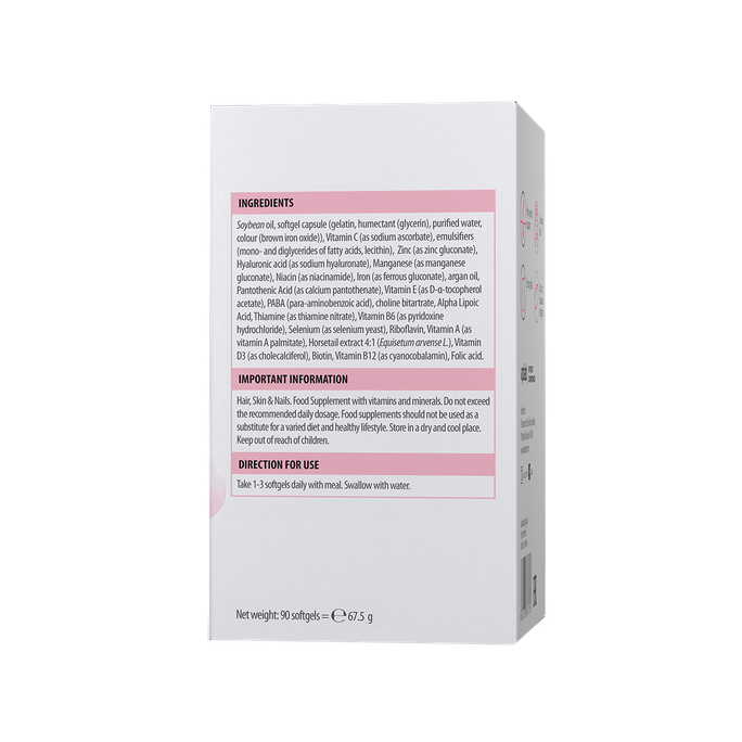 VPLAB Ultra Women's Hair, Skin & Nails mīkstās kapsulas, 90 gab. - 3