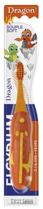 ELGYDIUM Dragon, nuo 2 iki 6 metų dantų šepetėlis, 1 vnt. - 1