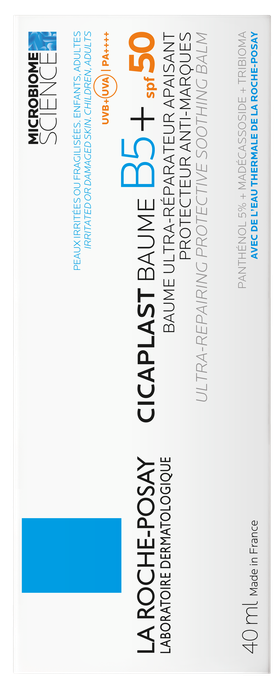 LA ROCHE-POSAY Cicaplast Baume B5+ SPF50 balzams, 40 ml - 2