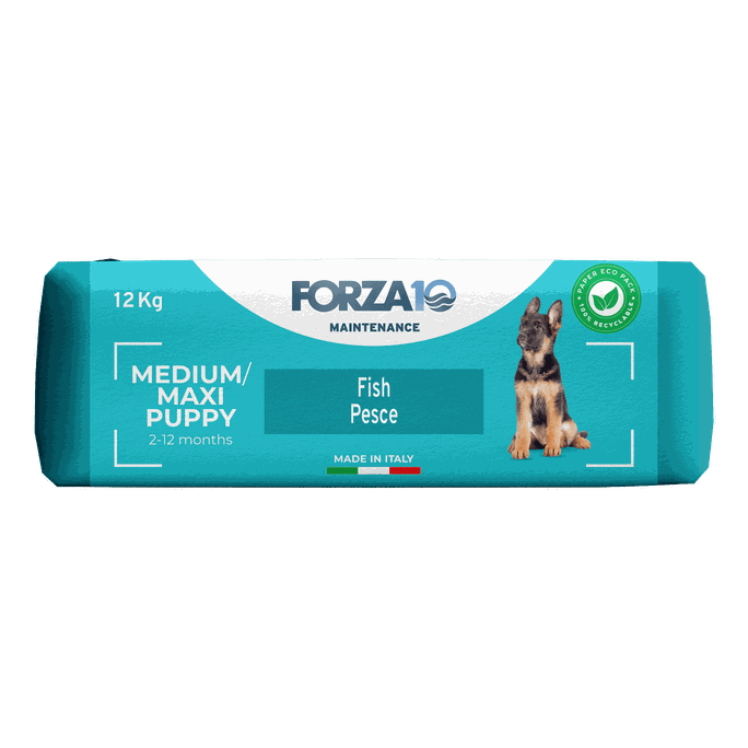 FORZA10 Maintenance Puppy Medium/Maxi Ar Zivīm, Suņiem sausā barība, 12 kg - 3