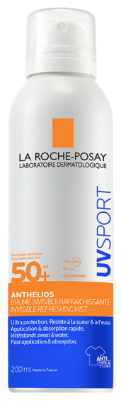 LA ROCHE-POSAY UVSport SPF50 Refreshing Mist saules aizsarglīdzeklis, 200 ml - 1