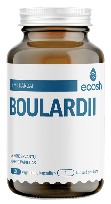 ECOSH Boulardii 250 mg kapsulės, 90 vnt. - 1