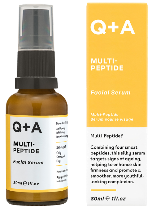 Q+A Multi Peptide Facial serums, 30 ml - 1
