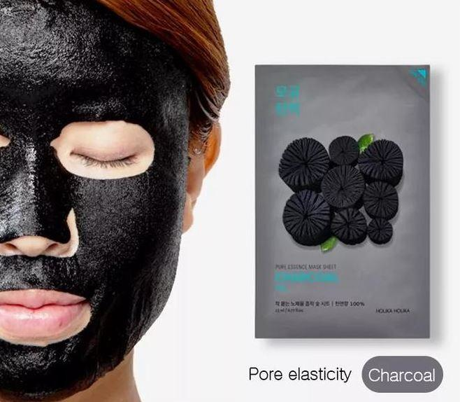 HOLIKA HOLIKA Pure Essence Charcoal sejas maska, 23 ml - 2