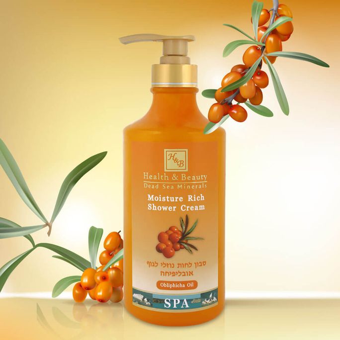 HEALTH&BEAUTY Dead Sea Minerals Sea buckthorn oil dušas krēms, 780 ml - 2