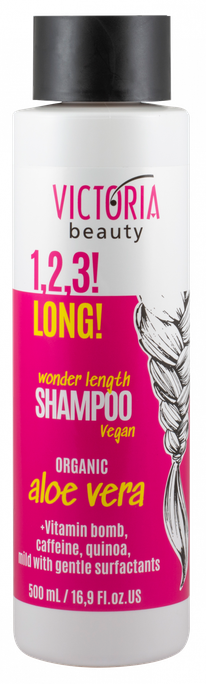 VICTORIA BEAUTY 1,2,3! Long! for Hair Growth šampūns, 500 ml - 1