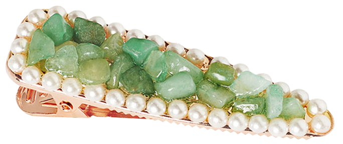 CRYSTALLOVE Aventurine matu sprādze, 1 gab. - 1