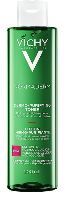 VICHY Normaderm Purifying losjons, 200 ml - 1