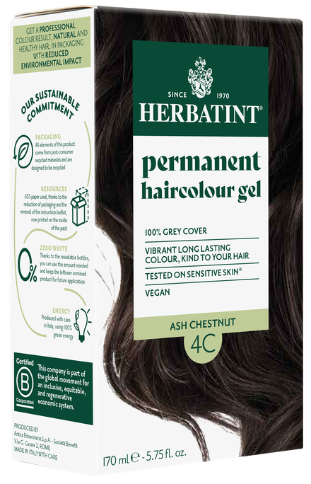 HERBATINT 4C Ash Chestnut matu krāsa, 170 ml - 1