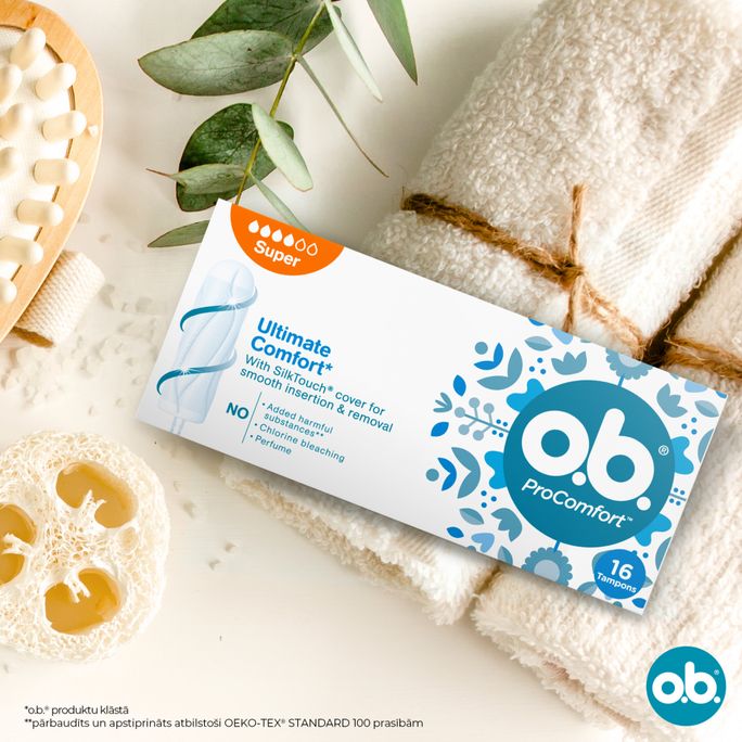 O.B. Ultimate Comfort Super tamponi, 16 gab. - 2