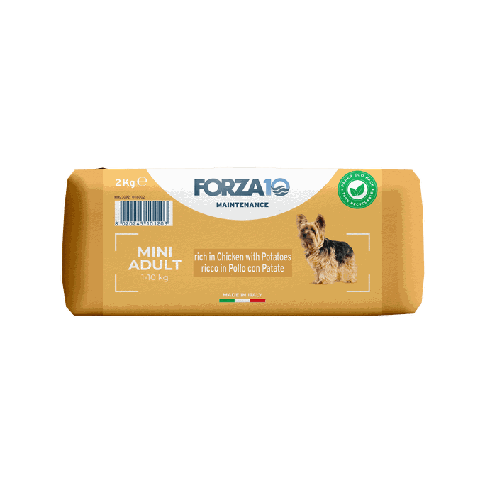 FORZA10 Maintenance Mini Adult Ar Vistu Un Kartupeļiem, Suņiem sausā barība, 2 kg - 3