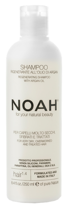 NOAH 1.4 Regenerating, Argan Oil šampūns, 250 ml - 1