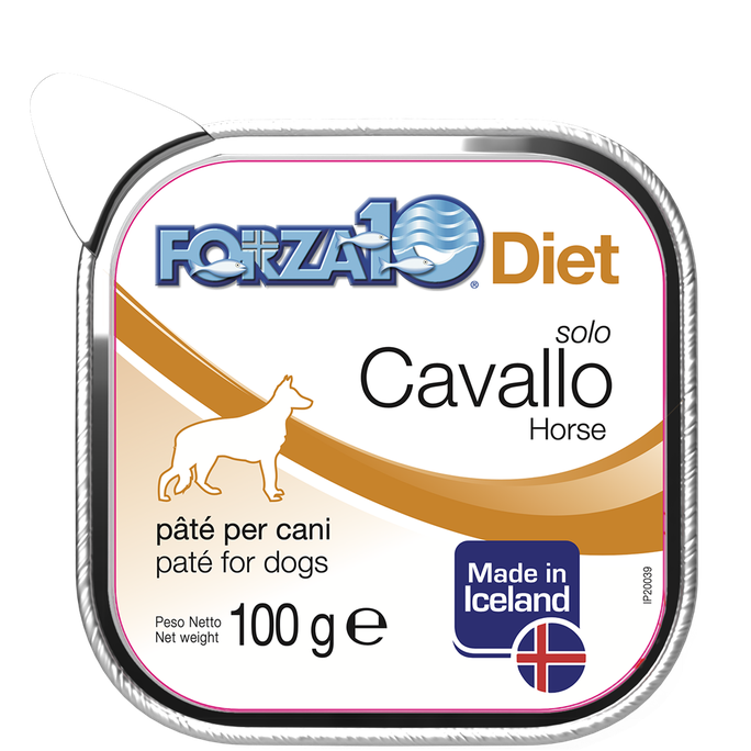 FORZA10 Solo Diet Zirgs, Suņiem pastēte, 100 g - 1