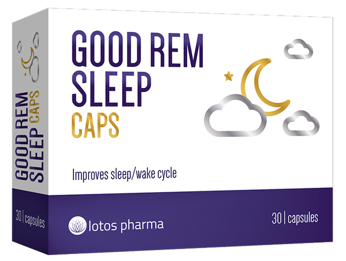 LOTOS PHARMA Good Rem Sleep kapsulas, 30 gab. - 1