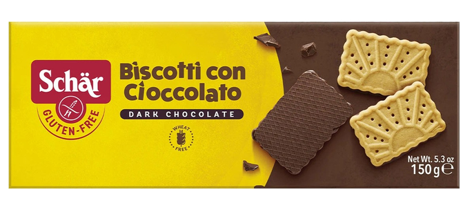 SCHAR Biscotti bezglutēna cepumi, 150 g - 1