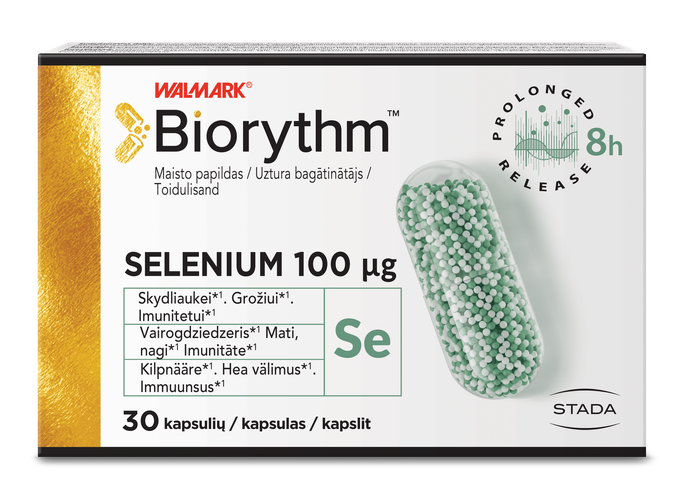 BIORYTHM Selenium kapsulas, 30 gab. - 1