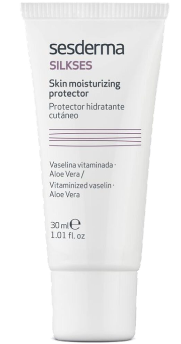SESDERMA Silkses Skin Moisturizing Protector, drėkinantis, raminantis veido kremas, 30 ml - 1