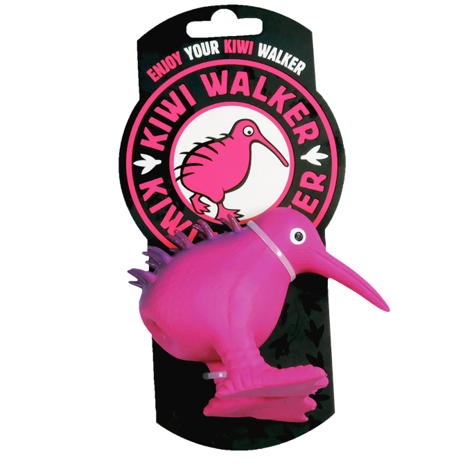 KIWI WALKER WHISTLE, S izmēra, rozā, Lateksa rotaļlieta, 1 gab. - 2