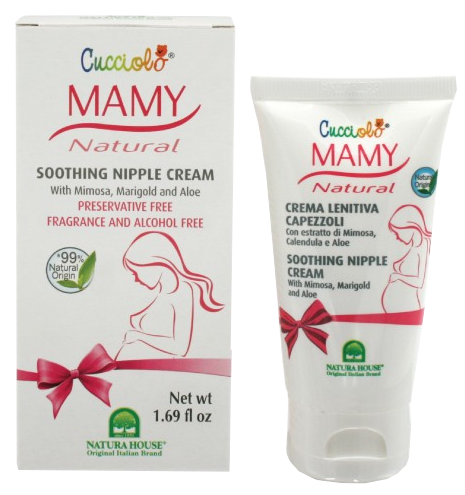 NATURA HOUSE Cucciolo Mamy nomierinošs mitrinošs krēms krūšu galu kopšanai, 50 ml - 1