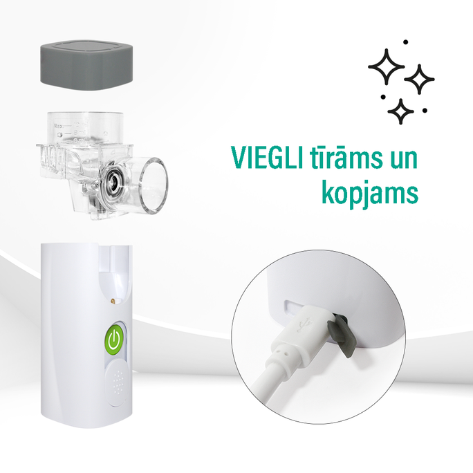 EVOLU pārnēsājamais nano AIR inhalators, 1 gab. - 3