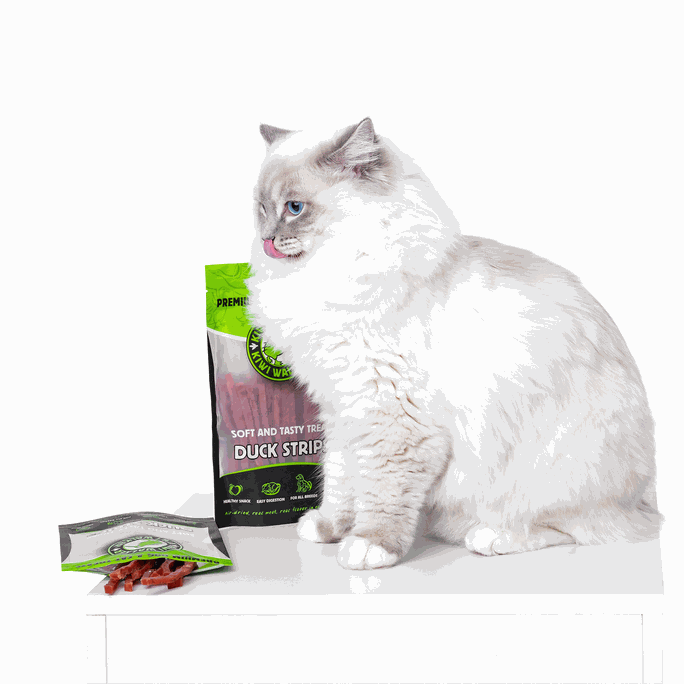 KIWI WALKER Kaltētas Pīles Mīkstās Strēmelītes kārumi, 100 g - 2
