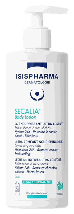 ISISPHARMA SECALIA® Body Lotion barojošs losjons sausai ķermeņa ādai, 400 ml - 1
