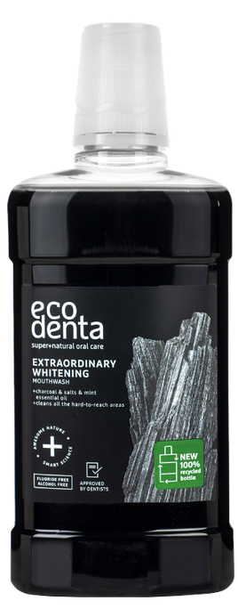 ECODENTA With Black Charcoal mutes skalojamais līdzeklis, 500 ml - 1