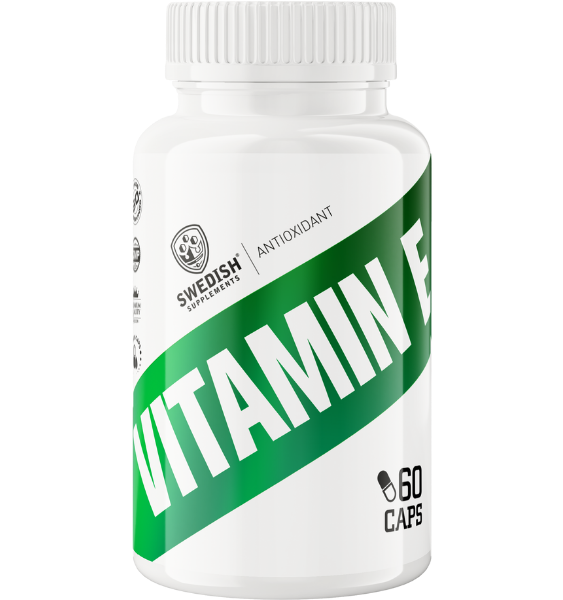 SWEDISH SUPPLEMENTS Vitamin E kapsulas, 60 gab. - 1