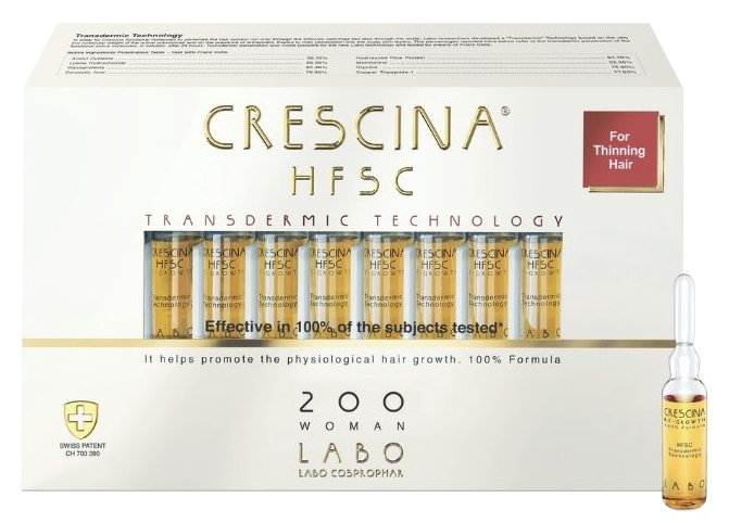 CRESCINA Transdermic 200 Woman ampulas, 20 gab. - 1