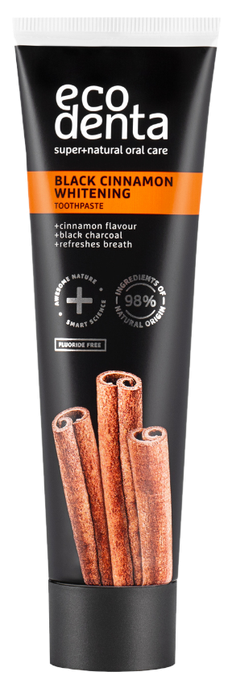 ECODENTA Black Cinnamon Whitening zobu pasta, 100 ml - 1