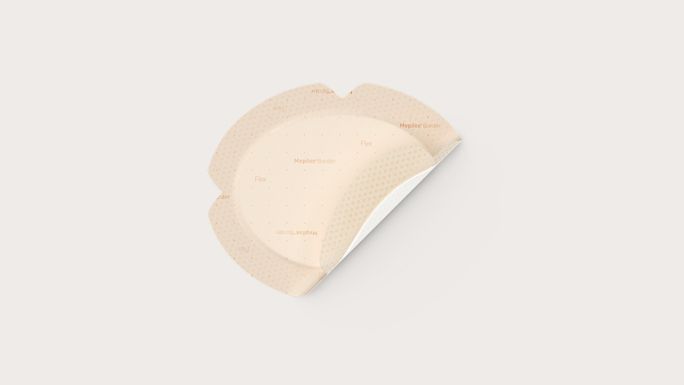 MEPILEX  Border Flex Oval 13 x 16 cm plāksteri, 5 gab. - 3