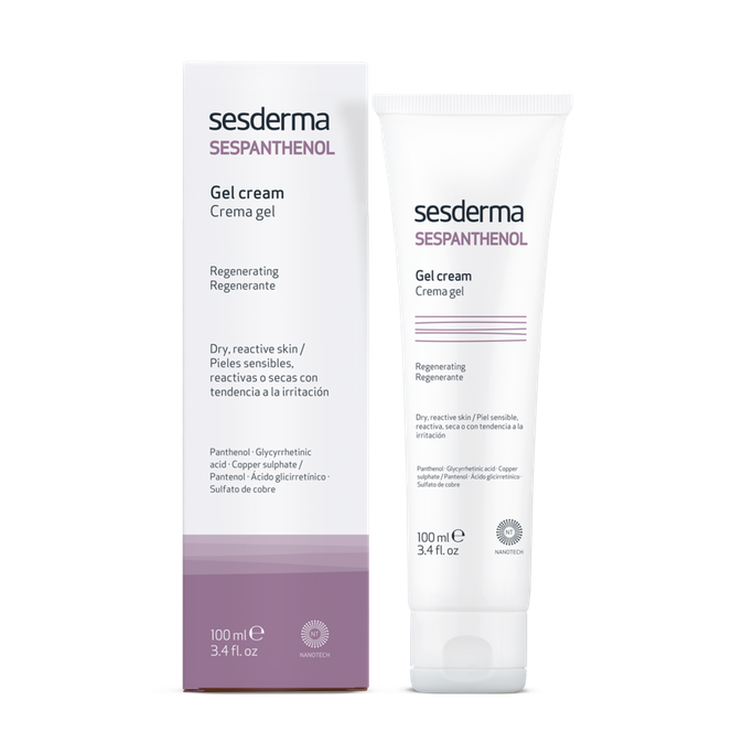 SESDERMA Sespanthenol Regenerating, sudirgusiai odai gelis-kremas, 100 ml - 2