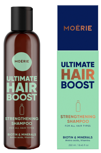 MOERIE Ultimate Hair Boost Strengthening šampūnas, 250 ml - 1