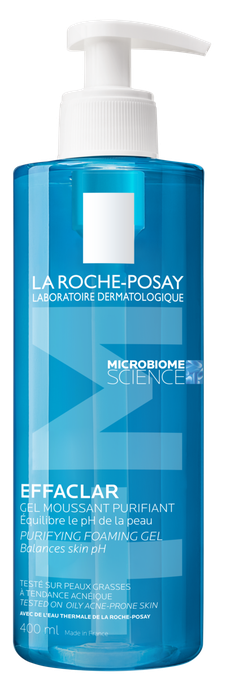 LA ROCHE-POSAY Effaclar mazgāšanās želeja, 400 ml - 1