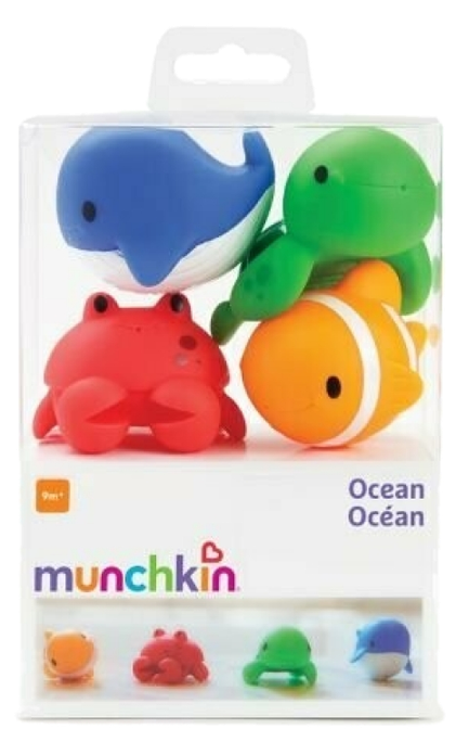 MUNCHKIN 9m+ Ocean vannas rotaļlieta, 4 gab. - 1