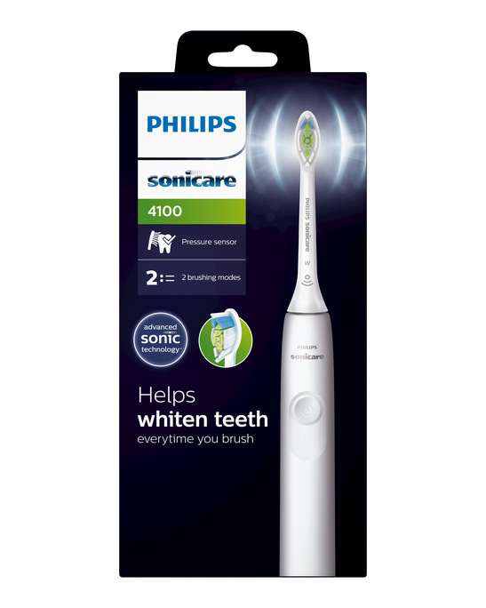 PHILIPS Sonicare 4100HX3681/33(balta) elektriskā zobu birste, 1 gab. - 1