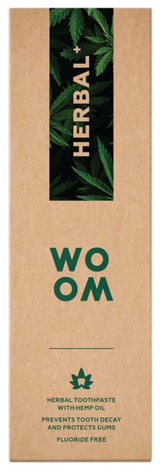 WOOM Herbal+ zobu pasta, 75 ml - 2