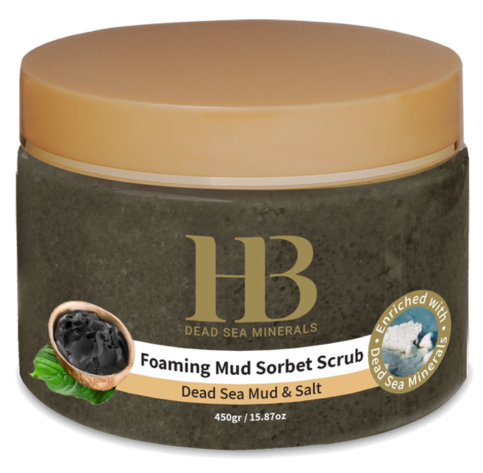HEALTH&BEAUTY Dead Sea Minerals Foaming Mud Sorbet, odos atnaujinimui šveitiklis, 450 g - 1