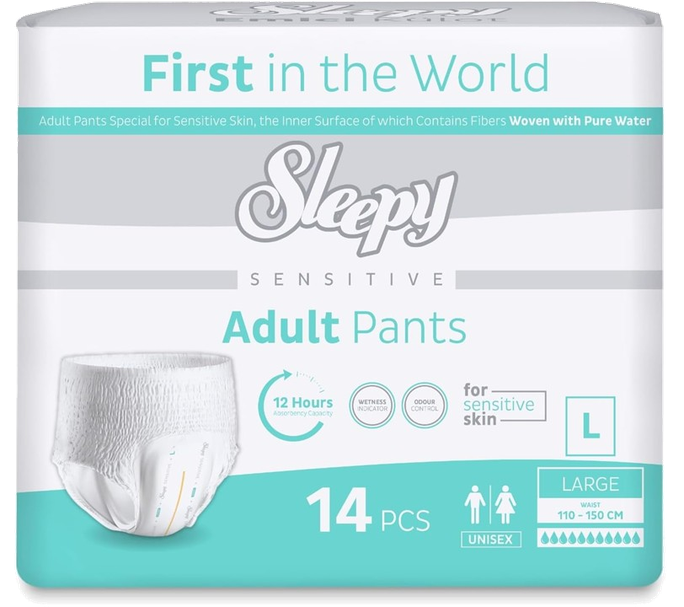 SLEEPY Sensitive Adult L biksītes, 14 gab. - 1