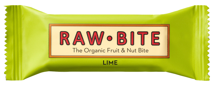 RAWBITE ar laimu, ekoloģisks batoniņš, 50 g - 1